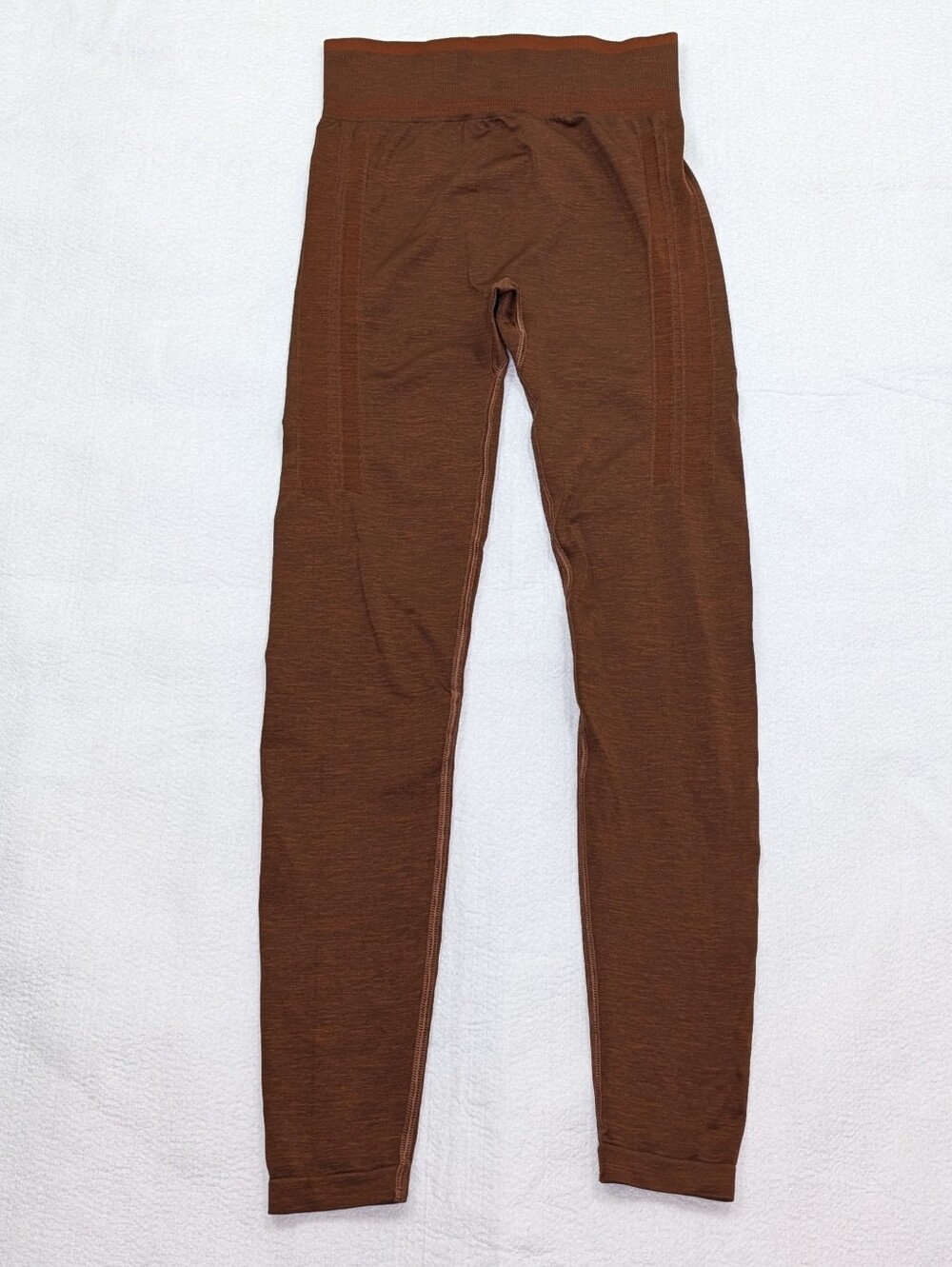 Stio Basis Seamless Tight Leggings Womens Size S Small Brown Base Layer